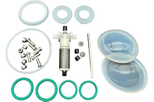 Ynxgzcan Replace Lay-Z-Spa Coleman Water Pump Seal Rebuild Kit P4071 58113 with Impeller and Blower Non-Return Check Valve Seals tub Repair kit Fix E02 Error