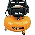 Bostitch BTFP02012 0.8 HP 6 Gallon Oil-Free Pancake Air Compressor