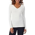 Cuddl Duds Softwear with Stretch Long Sleeve V-Neck