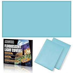 ANGSYLTH 2 Pcs Fluorescent Light Covers - 4 x 2