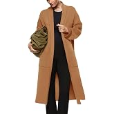 Saodimallsu Womens Long Cardigan Sweaters Oversized Open Front Chunky Coat | Soft Knit,Maxi,Solid,Long Ladies Coats, Lapel Collar, Fall Winter Outfits,Large Pockets, Long Sleeve Cardigans,Trendy 2026