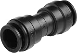 John Guest Metric Speedfit Equal Straight Connector 12mm Gray Acetal view 3