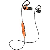 ISOtunes PRO 2.0 Bluetooth Earplug Headphones, 27 dB Noise Reduction Rating, 16+ Hour Battery, IP67 Durability, Noise Cancelling Mic, OSHA Compliant Professional Hearing Protector (Safety Orange)