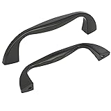 Malimali 10 Pack 3.75 Inch Matte Black Kitchen