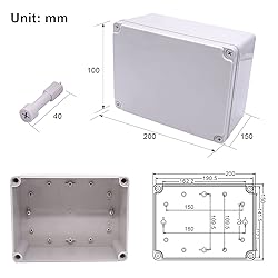 Twidec/Waterproof Dustproof IP67 Junction Box ABS