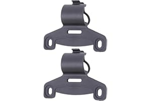 2Pcs Black Universal Bicycles Air Pumps Holder Cycling Air Pumps Inflators Fixing Frame Holder Bike Pumps Fixed Clip Bracket 