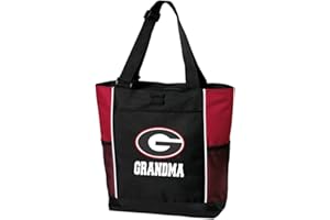 Broad Bay Cotton University of Georgia Grandma Tote Bags Red Georgia Bulldogs Grandma Totes Beach Travel