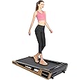 Bifanuo Walking Pad Under Desk Treadmill Small Compact Walking Treadmill with Incline 5° Fit Standing Desk