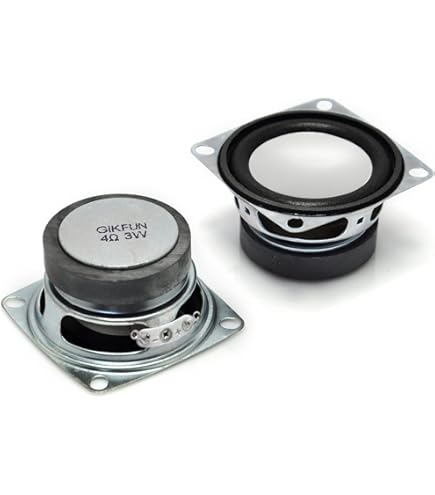4 Mini Altoparlanti 3W 8Ohm Con Connettore JST-PH2.0 | Micro Speaker Per Progetti Elettronici, Macchine Pubblicitarie, Monitor LCD