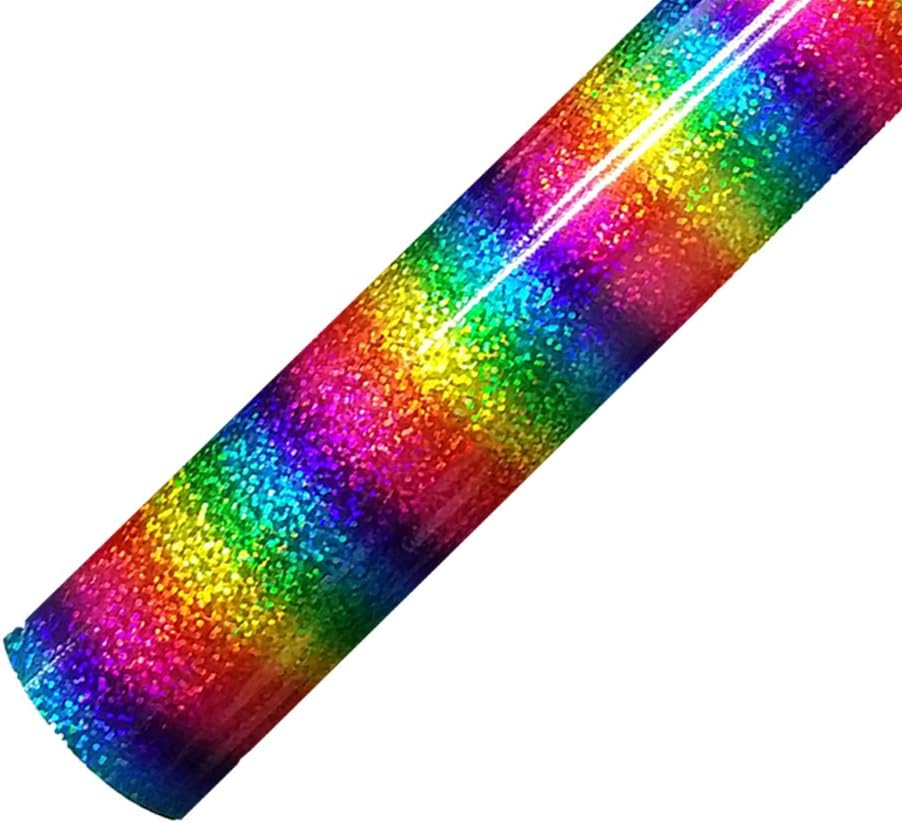 Holographic HTV Heat Transfer Vinyl Roll for T-Shirts 10 Inches x 3 Feet