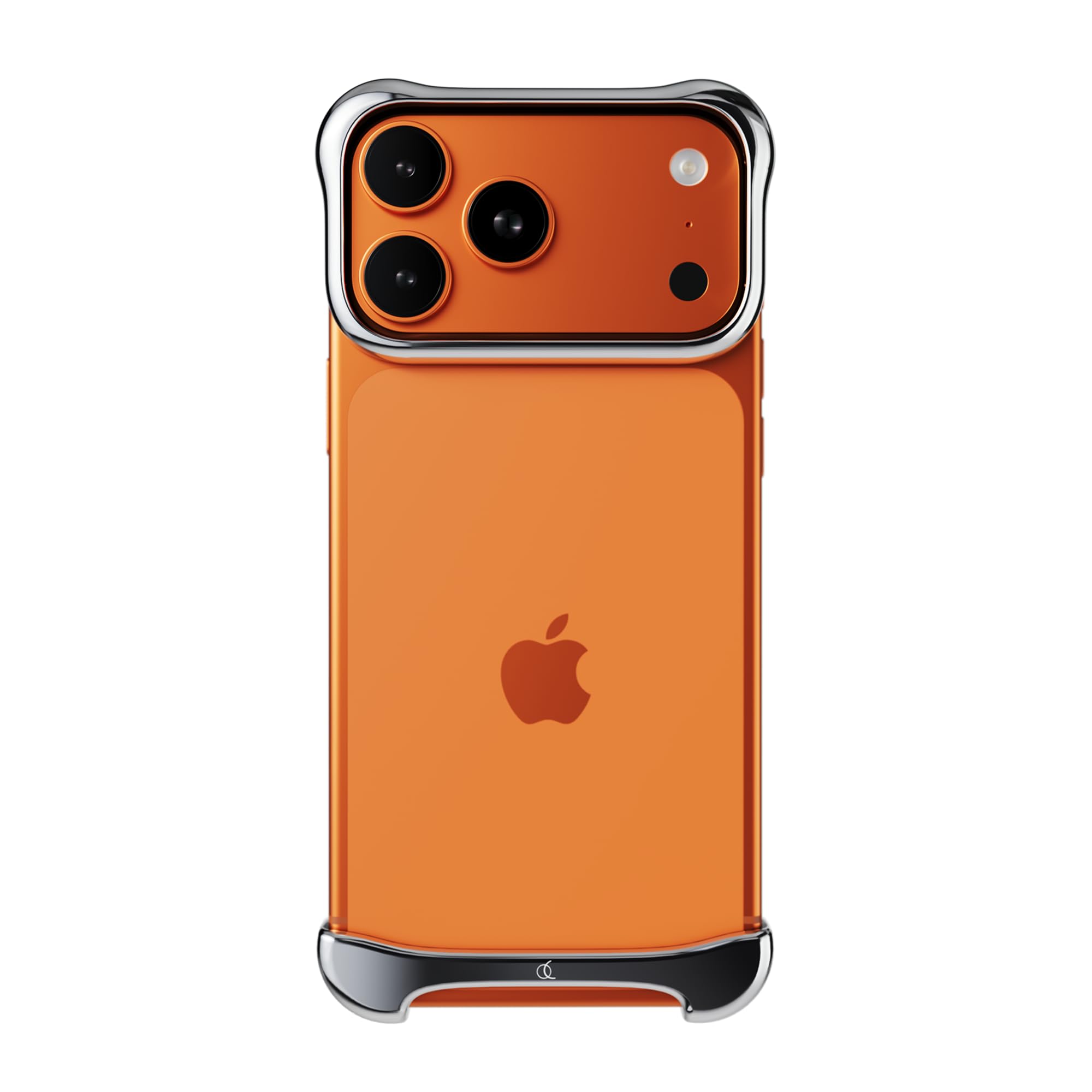 Arc Pulse Compatible with iPhone 17 Pro Max Phone Case (2025), Minimalist Protective Shock Absorption Aerospace Grade Aluminum Shells + Elastomer Inlays Easy Fit 6.9 inch (Aluminum Silver)