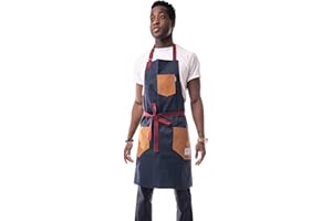 Medium Rare Clark Apron - Lightweight Durable Apron with Pockets for Men, Women, Chefs, Bartenders, Artists, Grilling