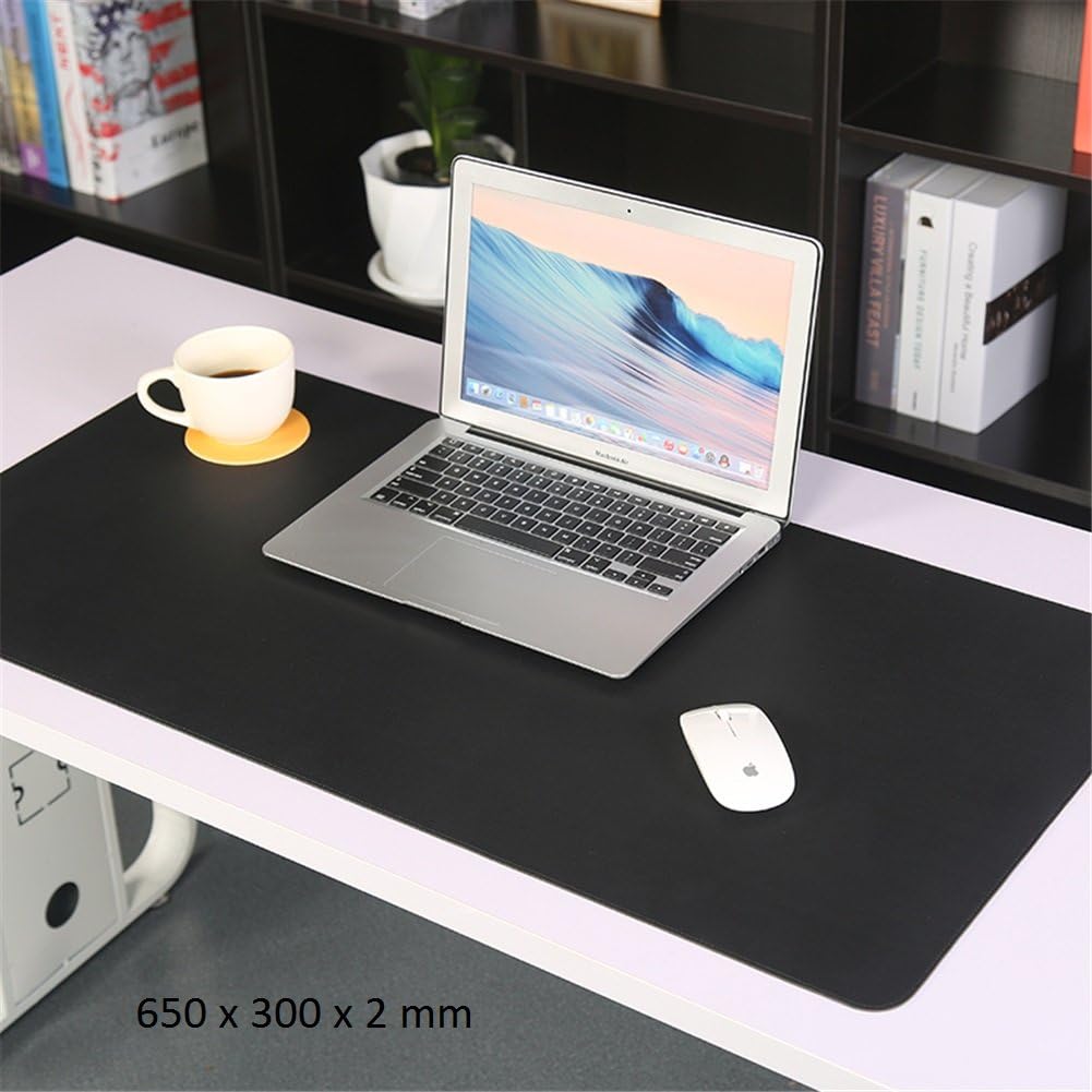 LL-COEUR XXL Leather Mouse Pad Gaming Keyboard Mat Waterproof Table Mat (650 x 300 x 2 mm, Colour 6) - Image 3