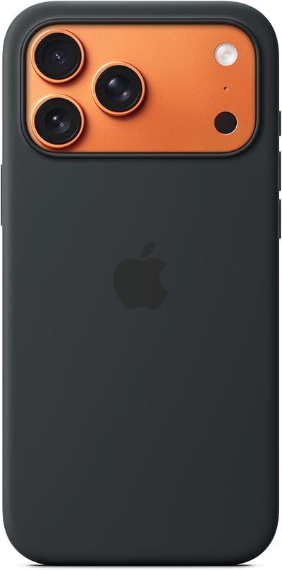 Apple iPhone 17 Pro Max Silikon Case mit MagSafe - Schwarz ​​​​​​​