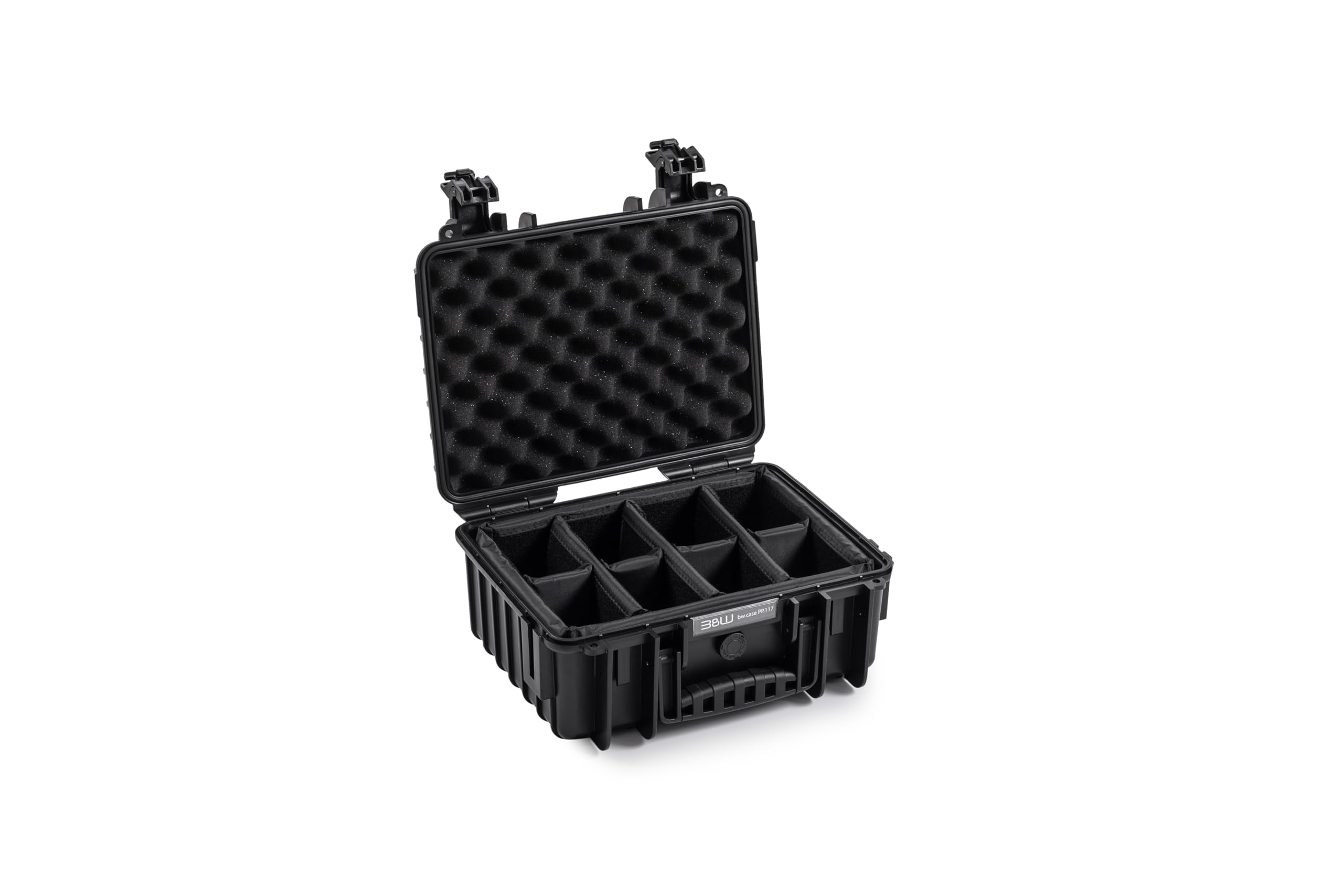 B&W outdoor.cases Type 3000 with Padded Divider System (RPD) - Black - The Original