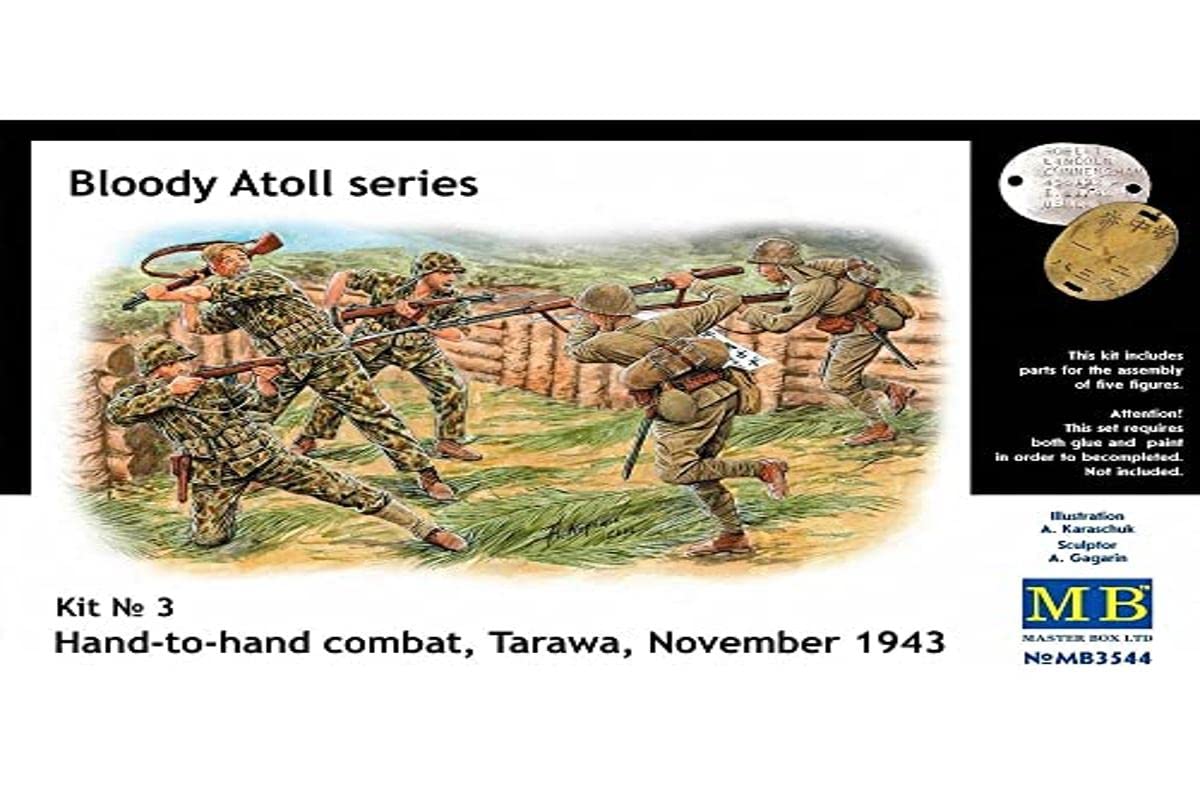 Masterbox 1:35 Scale Bloody Atoll Series. Kit No 3". Hand-to-Hand Combat Figure
