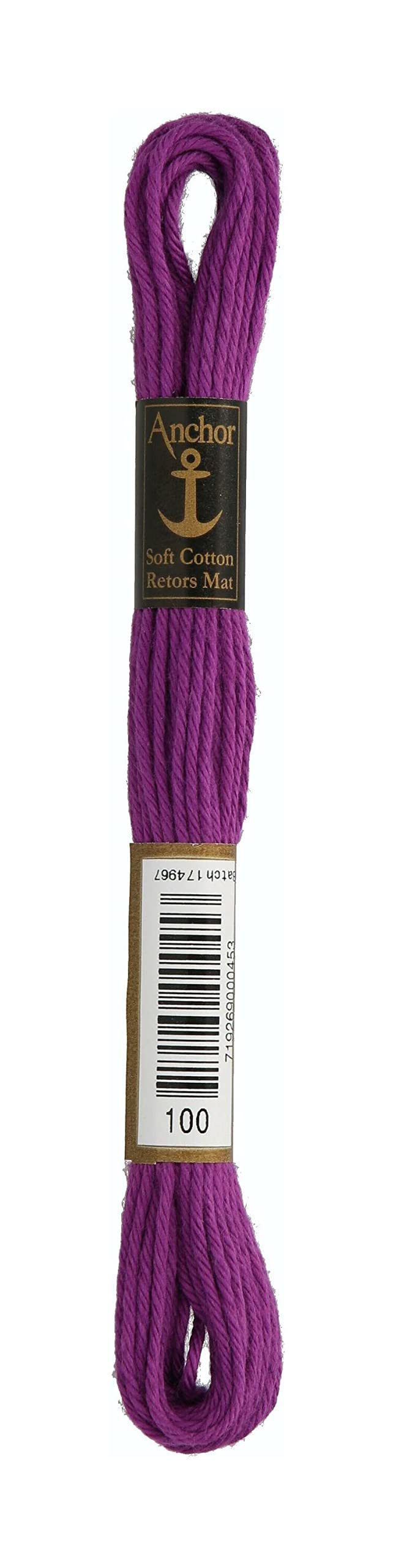 ANCHOR Embroidery Threads Matt Embroidery Thread, Run Length: 10M amethyst