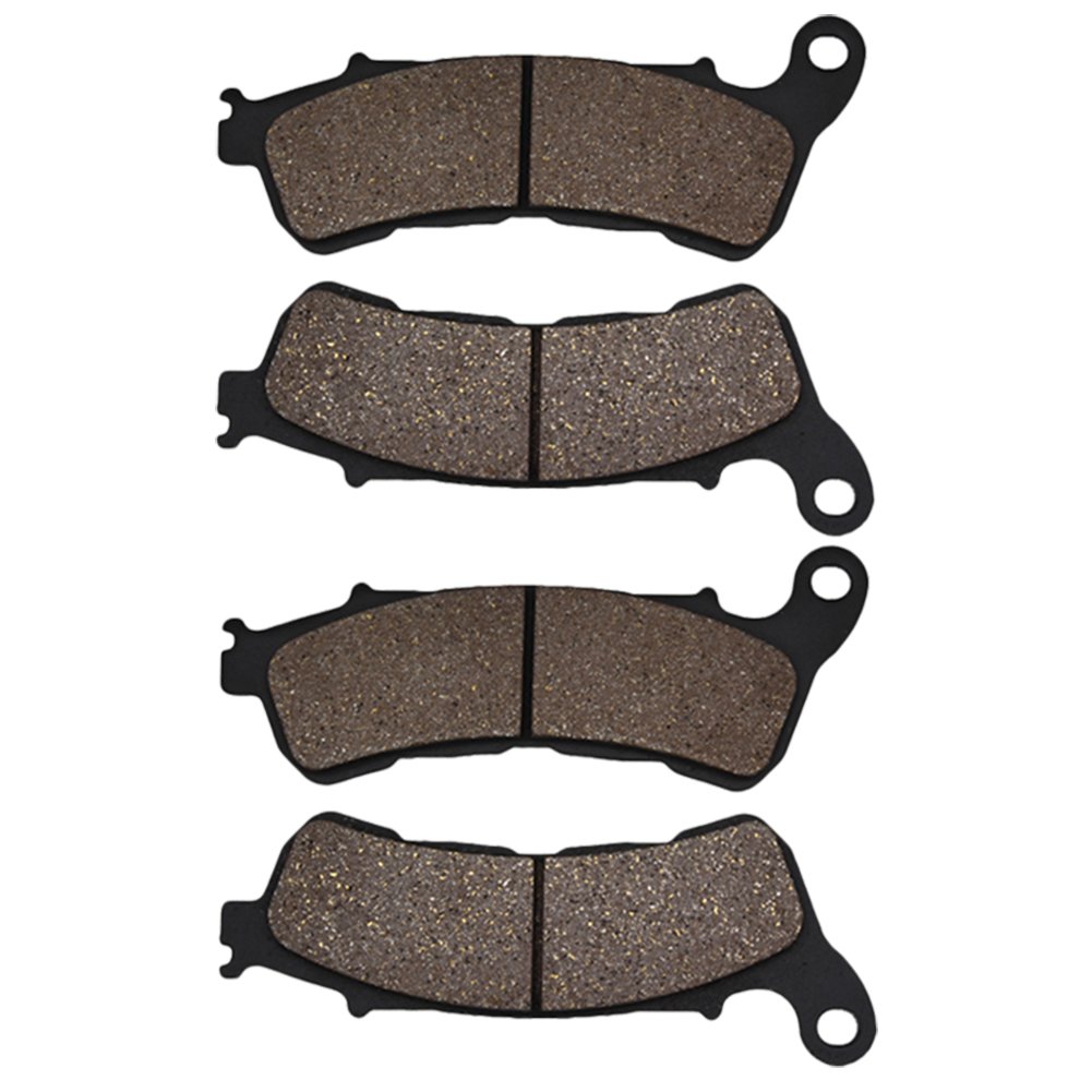 Cyleto Front and Rear Brake Pads for CBF 1000 ABS Model 2006 2007 2008 2009 2010 CBF1000 3 piston front caliper/ABS 2010 2011 2012 2013