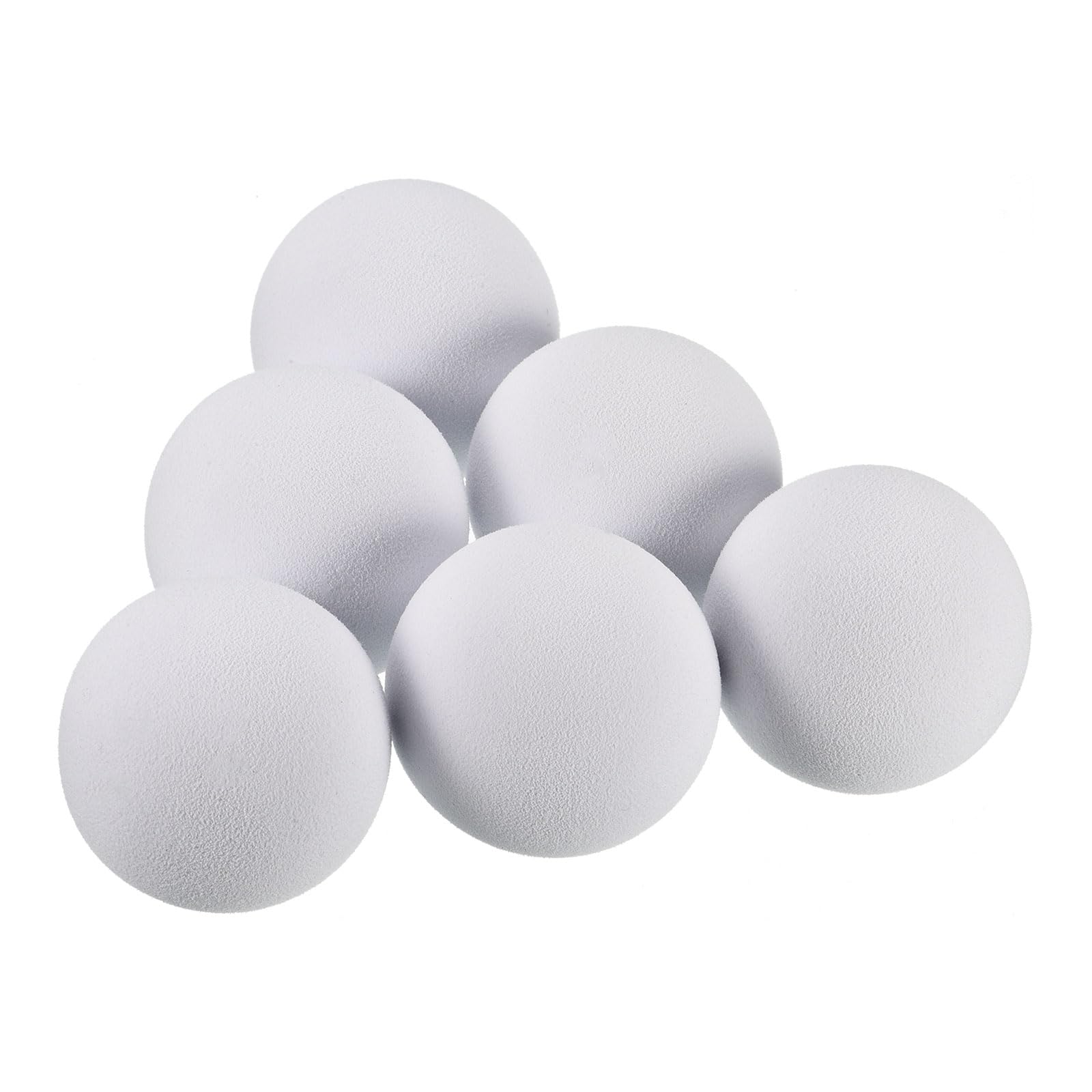M METERXITY 20 Pack Golf Foam Balls - EVA Sponge Limited Flight Training Balls, Light & Soft, Apply to Indoor Training/Hitting Mat (42mm, White)