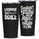 Cwutoba Dentist Gifts for Men, Dentist Appreciation Gifts, Dental Gift for Coworkers Dentists, Gift for Dentists Women 20 oz Tumbler