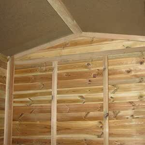 xings huoon Line Jardín Casa Cenador Bloque cabaña impregnado Pino