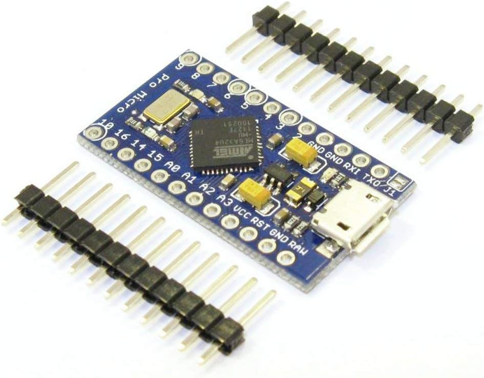 FTCBlock Pro Micro ATmega32U4 5V/16MHz Module Board with 2 Row pin Header for arduino Leonardo Replace ATmega328 Pro Mini (1pcs)