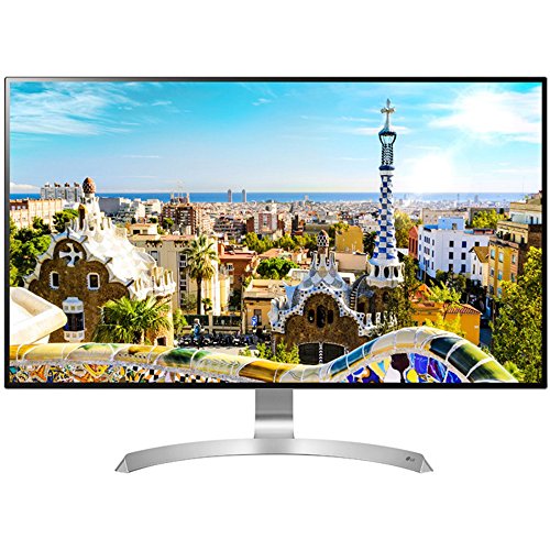 LG (32UD99-W) 32" Class 4K UHD IPS LED Monitor with HDR10 w/ Accessories Bundle Includes, SurgePro 6-Outlet Surge Adapter with Night Light, 2x 6ft. HDMI Cable & Screen Cleaner For LED TVs