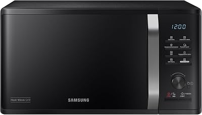 Samsung Grill Microwave 800W 23L Type G Push Buttons Black MG23K3575AK/EU