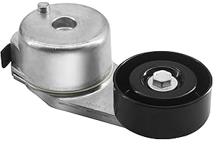 GLOCRORET 38178 Belt Tensioner Pulley Assembly Fit for Buick Rainier 2004-07, Chevy Colorado 2004-12, Trailblazer 2002-09, GMC Canyon 2004-12, Envoy 2002-09, Hummer H3 2006-10, Isuzu Ascender 2003-08