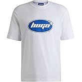 Hugo Mens Oval Logo Cotton T-Shirt