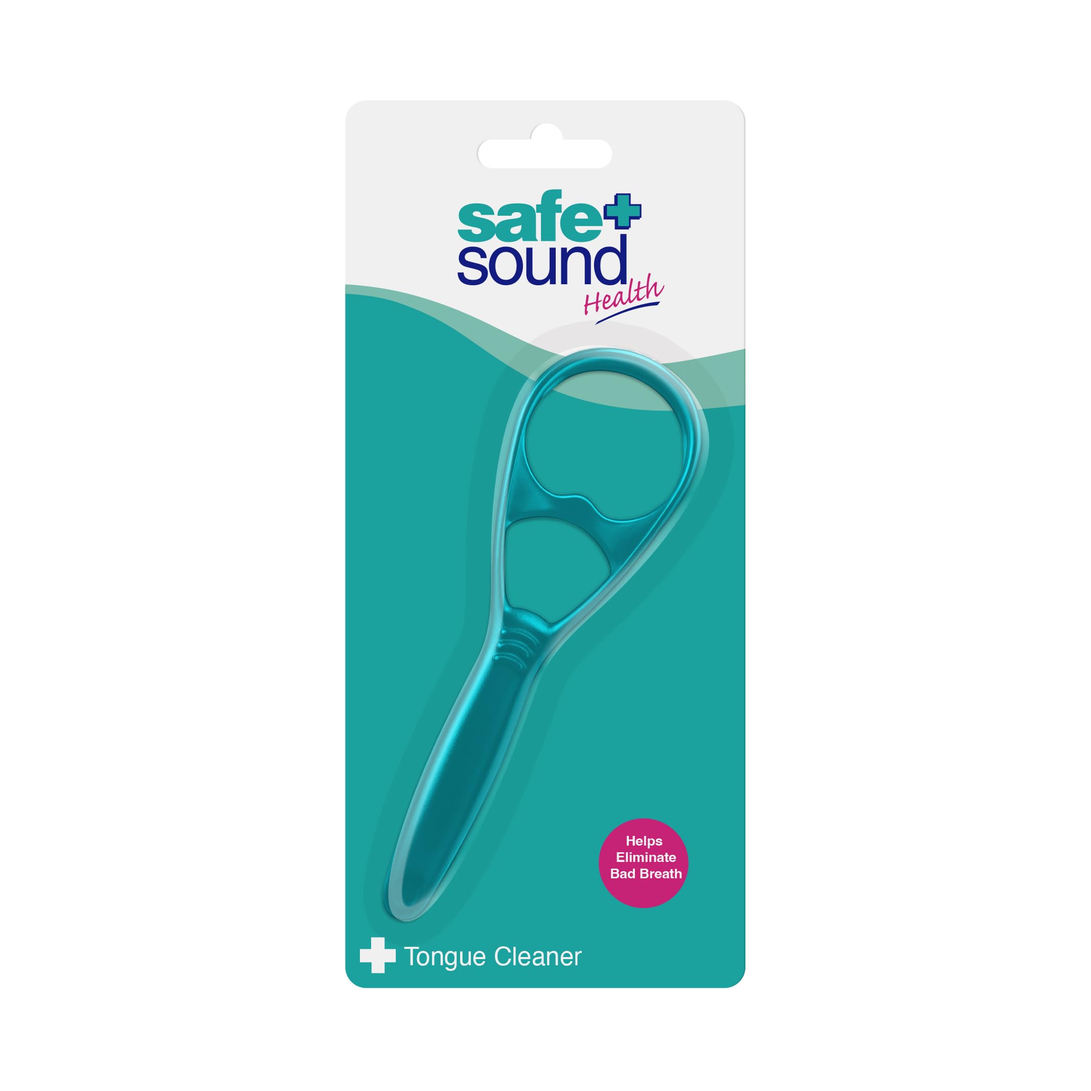 Safe and Sound Tongue Scraper/Cleaner. Colour Received Varies