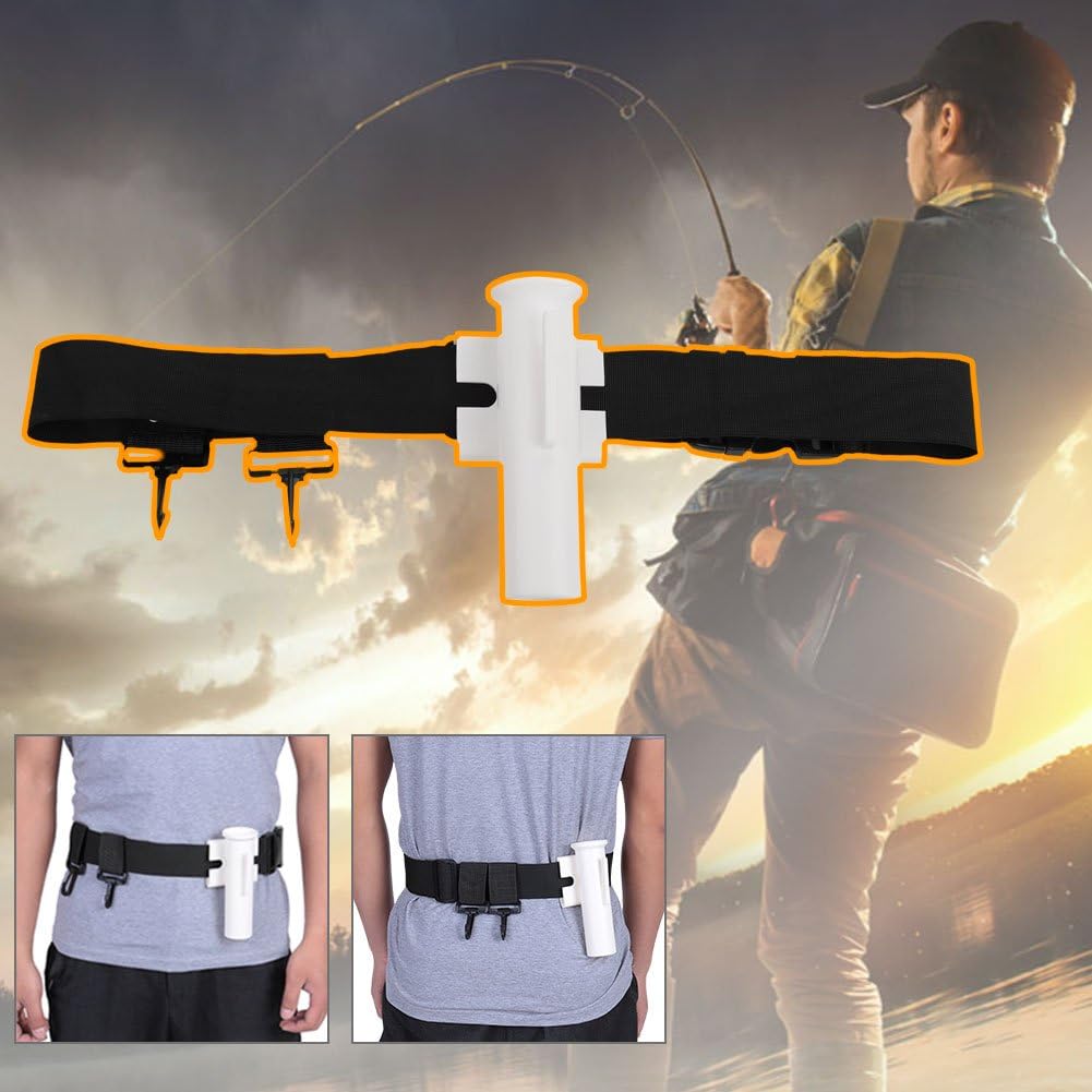Amazon 釣りファイティングベルト 釣り竿サポーターベルト 調節可能 ロッドホルダー ツールフック搭載 腰ベルト ボート釣り装置タックル Vgeby ロッドベルト