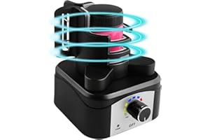 HUBEST Mini Vortex Mixer,500-3200rpm Adjustable Speed Model Paint Shaker, Hands-Free Paint Mix Tool Suitable 10-100ml Shaker for Acrylic Paints,Lab, Nail Polish,Eyelash Adhesives, Pigment,Test Tube