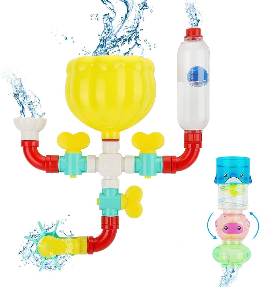 bath pipes toy set