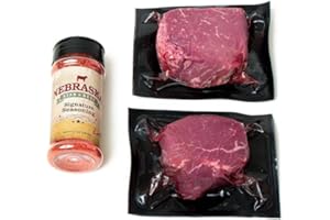 Aged Premium Filet Mignon by Nebraska Star Beef - All Natural Hand Cut and Trimmed Steaks Gift Packages - Gourmet Steak Delivered to Your Home