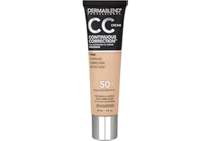 Dermablend Continuous Correction Tone-Evening CC Cream Foundation SPF 50+, Full Coverage Foundation Makeup & Color Corrector, Oil-Free
