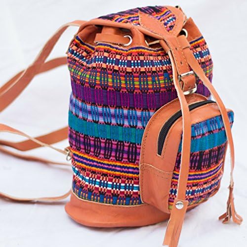 Vintage Mayan Handmade Backpack for Women or Girls, Perfect as a Cute College Bookbags or Haversack Bag. Also as a Beautiful Rucksack for Toddler or as a Knapsack Purse Or Ipad Backpacks