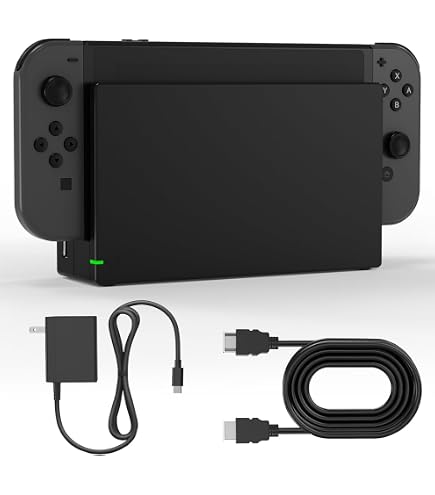 Amazon.com: Nintendo Switch Dock Set - Black (Renewed) : Video Games