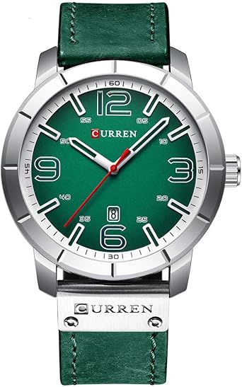 Curren Reloj de pulsera masculino grande esfera digital ...