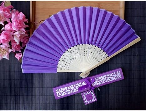 LGRGIUH Abanico Plegable 70 Unids/Lote Nombre Y Fecha Personalizados de la Novia Y El Novio