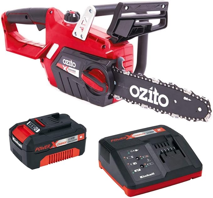 18V Cordless Chainsaw Ozito Comes with 3.0Ah Lion Battery