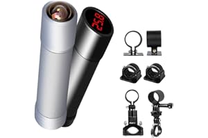 VSYSTO 4K Bicycle Camera with Temperature Sensor, WiFi Waterproof 170° Super Wide Angle SONYIMX415 Lens Motorcycle Bike Helme