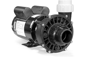 XtremepowerUS 3.0HP High Flow 230 Volt Spa Pump Side Discharge Pump 2" Intake Circulating Hot Tub 2-Speed, Fitting Set Included