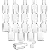 Saiveina 30 Pcs 1 oz Travel Bottles, Empty Hand Sanitizer Bottles, Portable, Refillable Containers for Business Trip