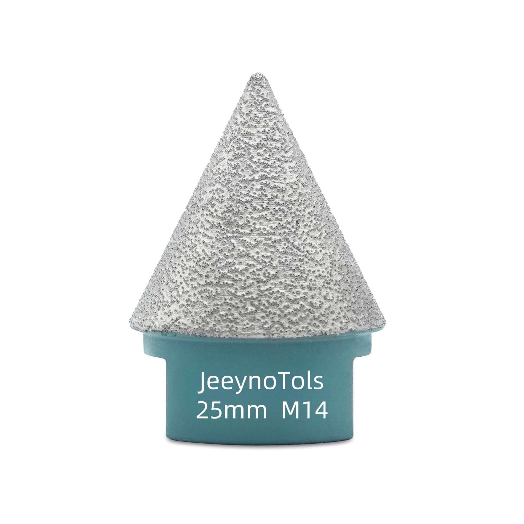 JeeynoTols Diamond Beveling Chamfer Bit - 25mm/1" Diamond Countersink Drill Bit for Enlarging Shaping Granite Marble Tiles Existing Holes,M14 Thread Diamond Cone Tile Bit