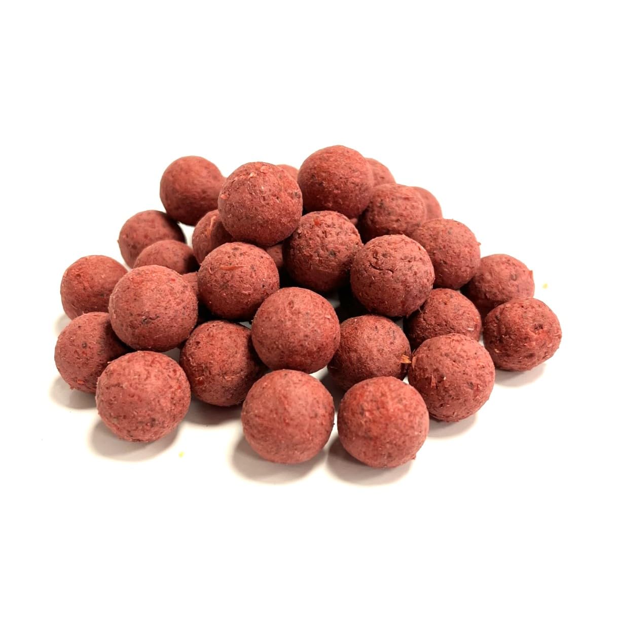 MALTBYS' STORES 1904 LTD Strawberry Boilies 15mm 1kg Shelf Life Fishing Bait LGCB