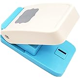 Kucaa Handmade Scrapbooking 1.5 Inch 38mm Size Craft Lever Punch Embossing Puncher Mini Fancy Punch (Frame Shape-1.5inch)