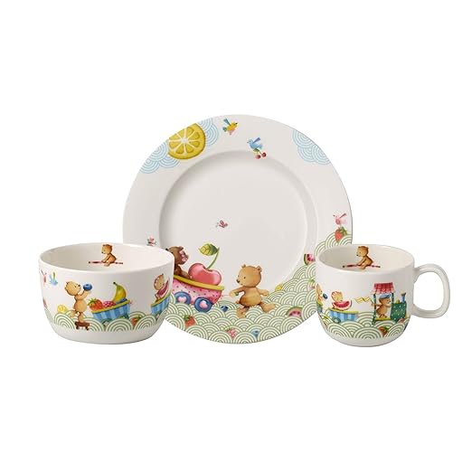 Villeroy & Boch Hungry as a Bear Vajilla infantil, 3 piezas ...