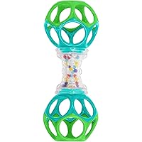 Bright Starts Oball Shaker Rattle Toy, Ages Newborn +
