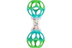 Bright Starts Oball Shaker Rattle Toy, Ages Newborn +